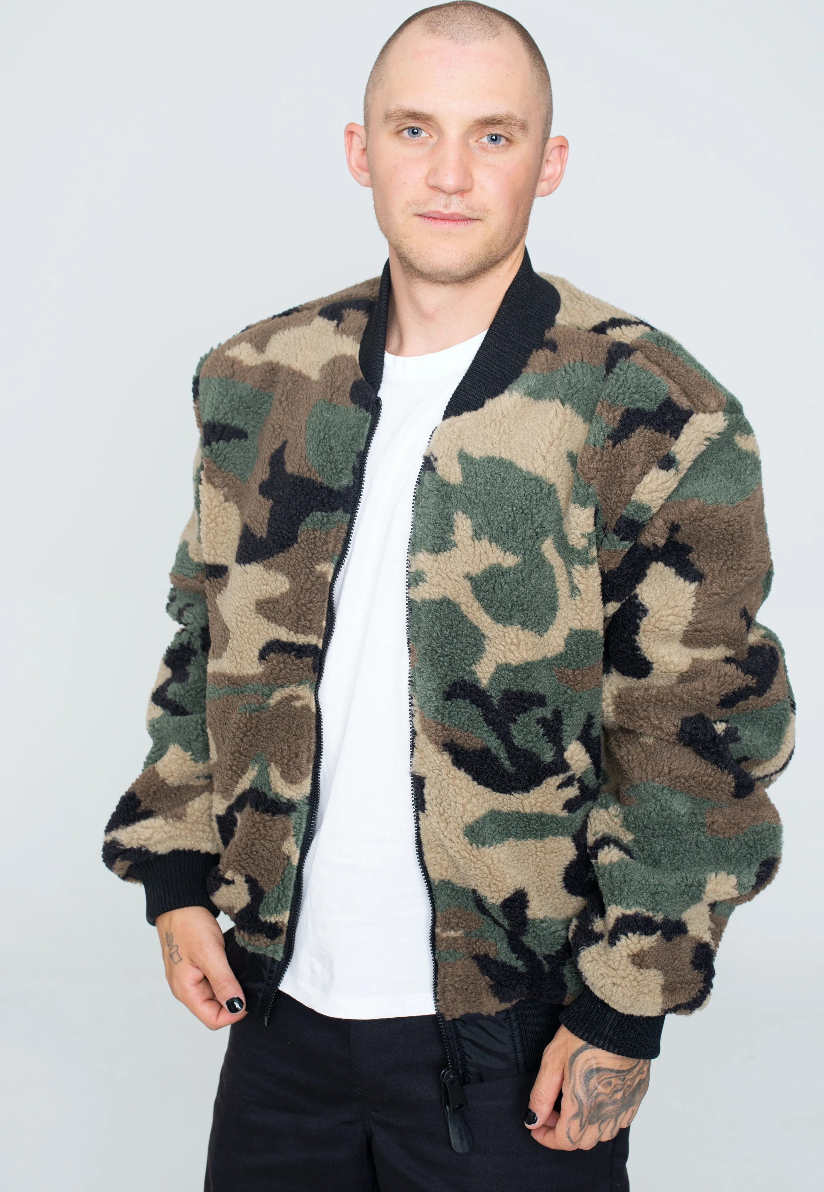 Alpha Industries - MA 1 FLC Rev Black - Jacket