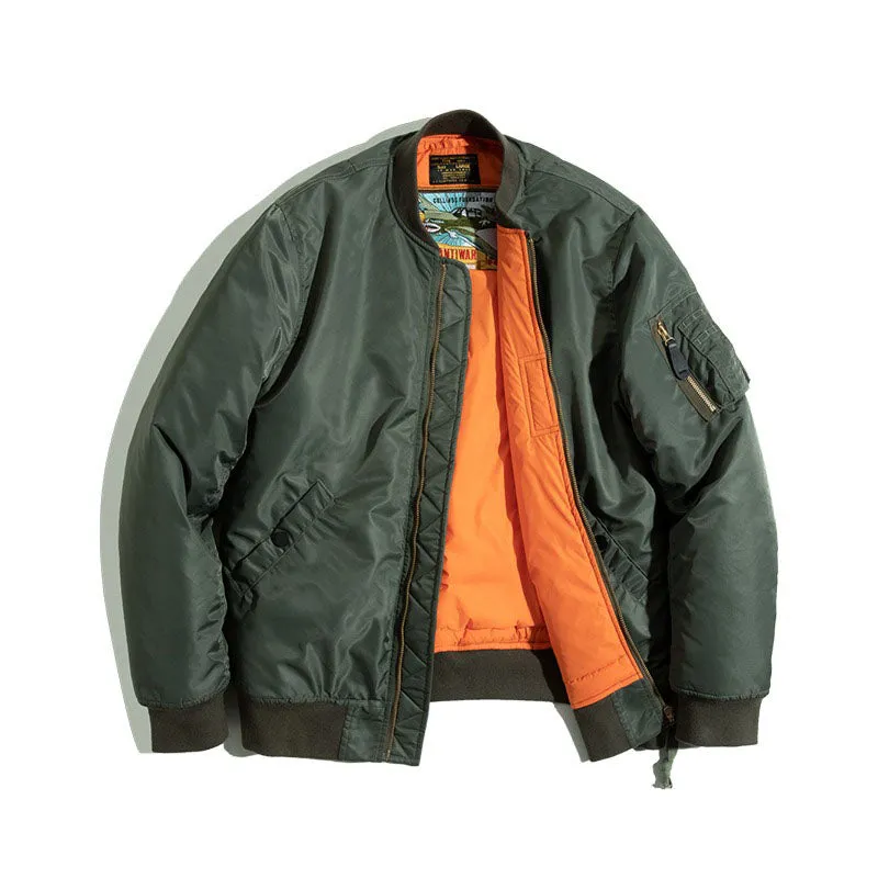 American Air Force MA1 Bomber Baseball Men's Jacket
