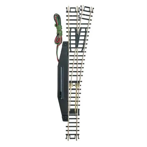 Atlas N #6 Remote Switch - Right Hand, Black Ties