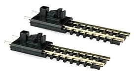 Atlas N Bumper Track -- Black Ties, 2-3/8" length