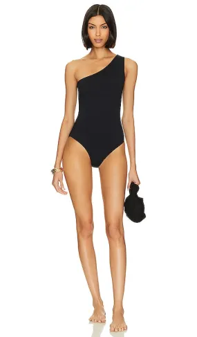 BEACH RIOT Alba One Piece in Black