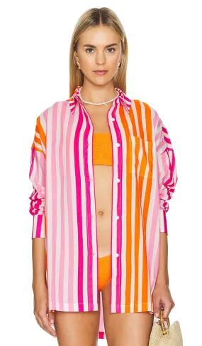BEACH RIOT Alexa Top in Pink