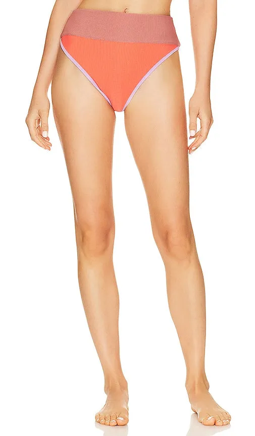 BEACH RIOT Emmy Bikini Bottom in Orange