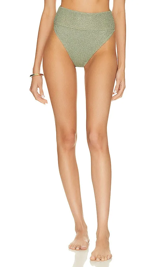 BEACH RIOT Highway Bikini Bottom in Sage