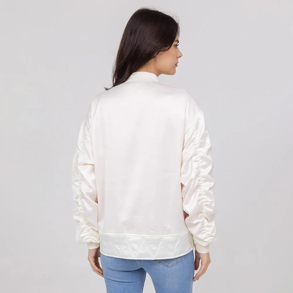 BOMBERS ORIGINAL Ballerina Lightweight City Jacket - Creme