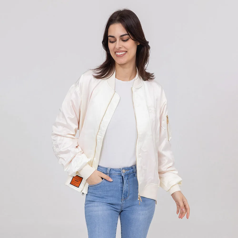 BOMBERS ORIGINAL Ballerina Lightweight City Jacket - Creme