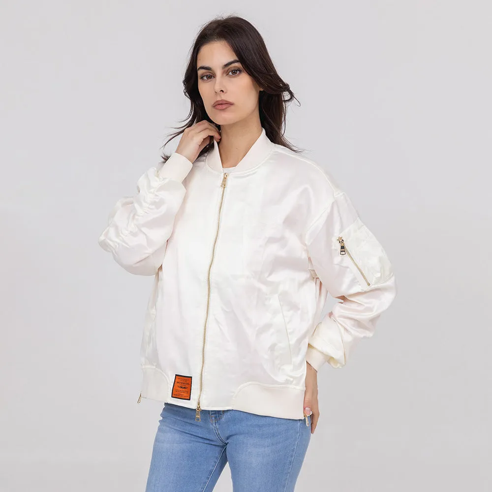 BOMBERS ORIGINAL Ballerina Lightweight City Jacket - Creme