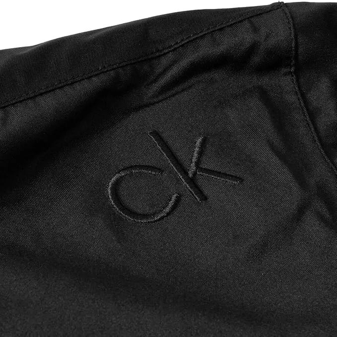 Calvin Klein Mens 2024 Waterproof Half Zip Stretch Golf Jacket