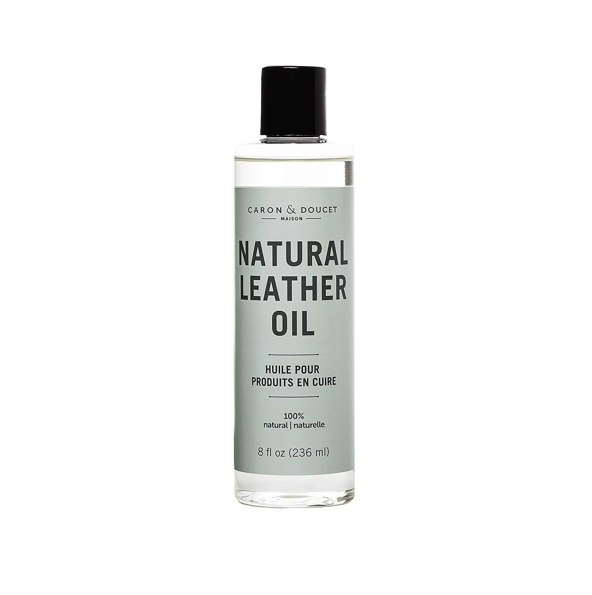 CARON & DOUCET - 100% Natural Leather Oil & Conditioner to Repair & Restore Shoes Boots Couches Car Seats Purses Jackets Saddles & Tacks