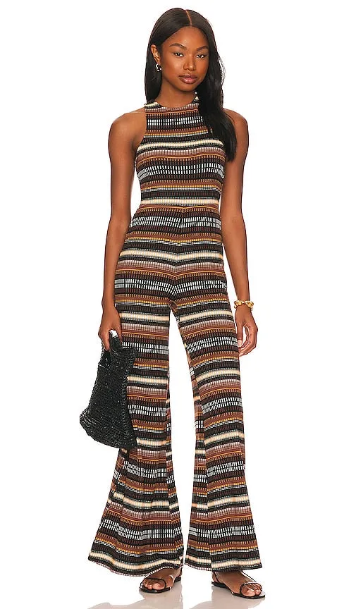 Free People Dixie Jumpsuit in Brown