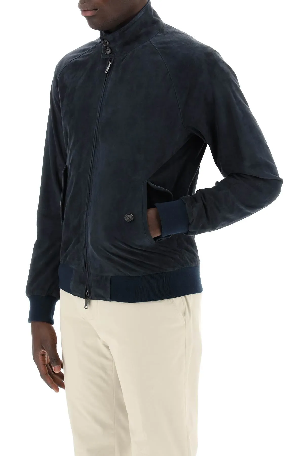 g9 harrington suede leather jacket