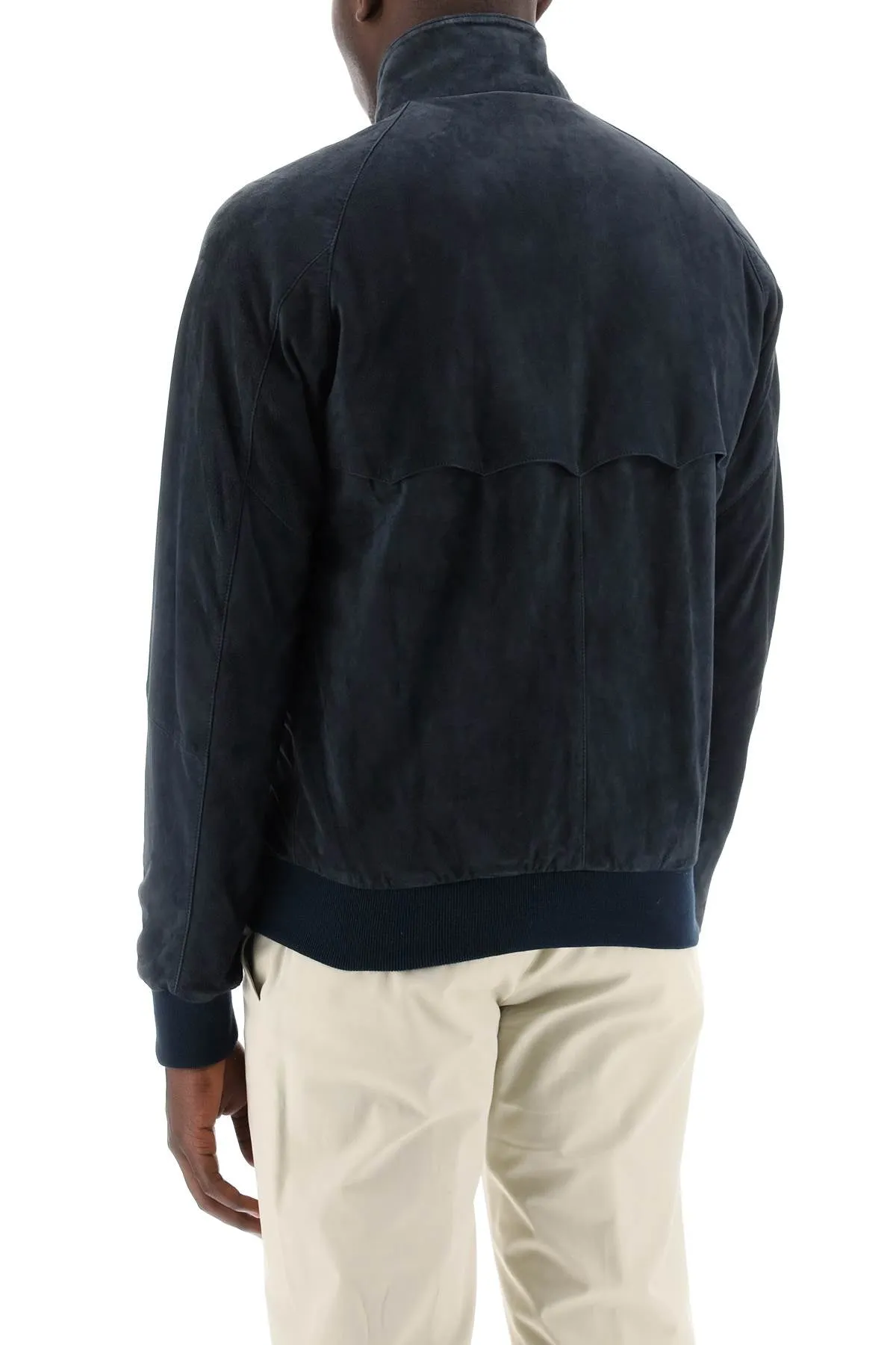 g9 harrington suede leather jacket