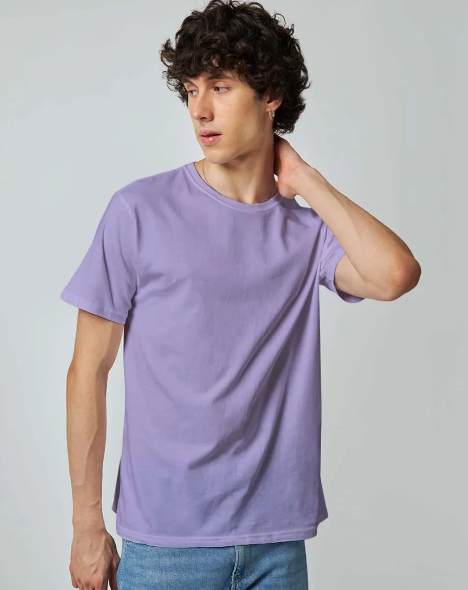 Lavender Plain Tshirt - Unisex Comfort Fit