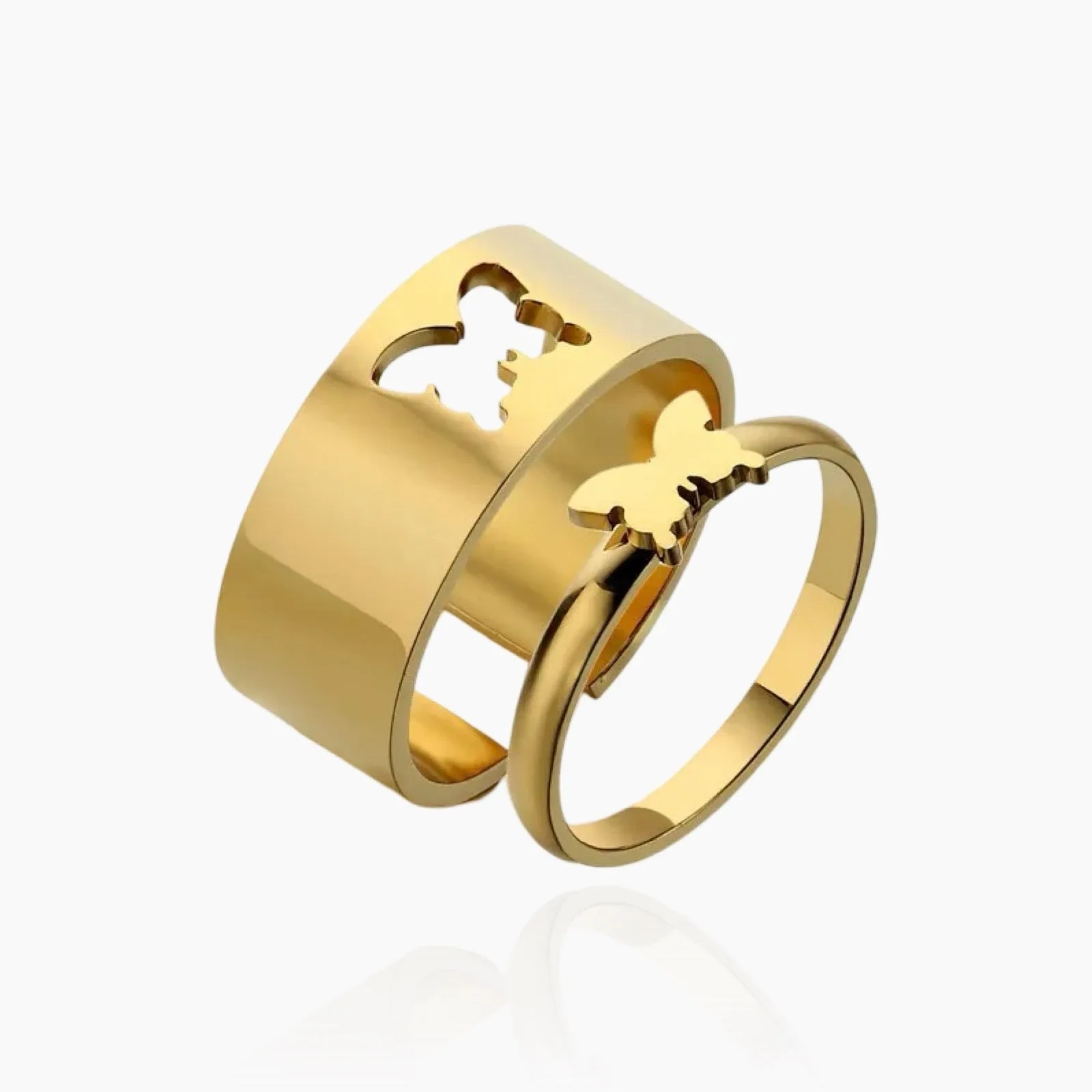 Matching Rings (Gold & Silver)