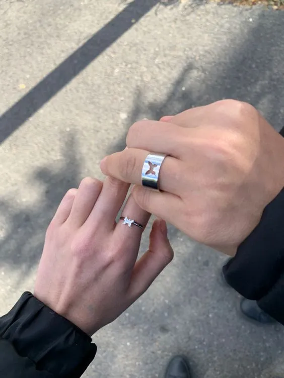 Matching Rings (Gold & Silver)