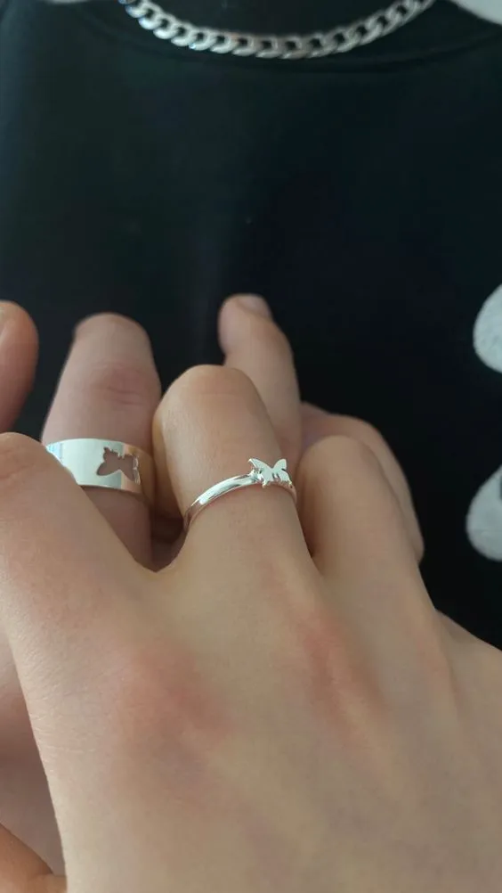 Matching Rings (Gold & Silver)