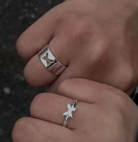 Matching Rings (Gold & Silver)