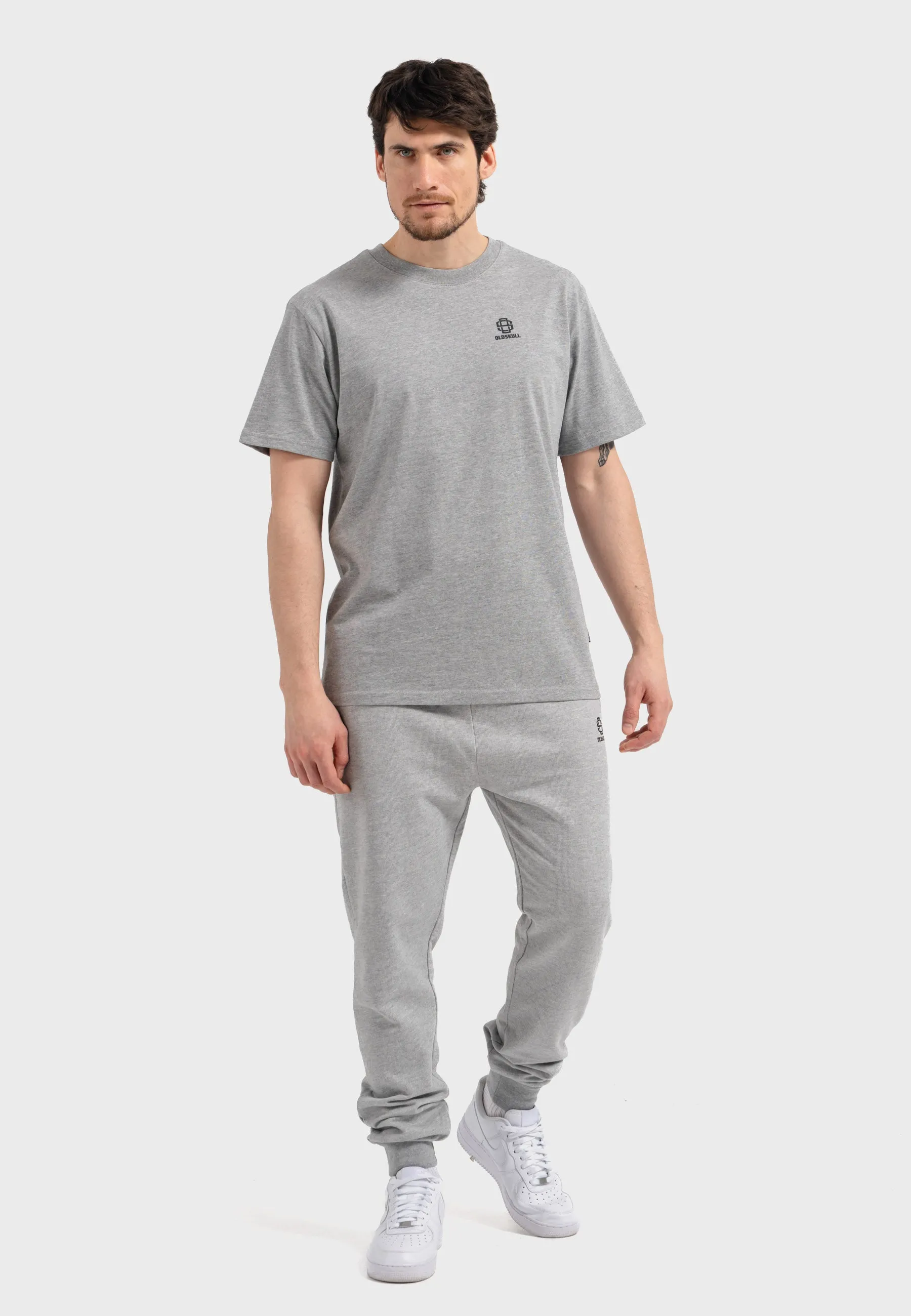 Oldskull Iconic Logo Sweat Jogger Heather Grey