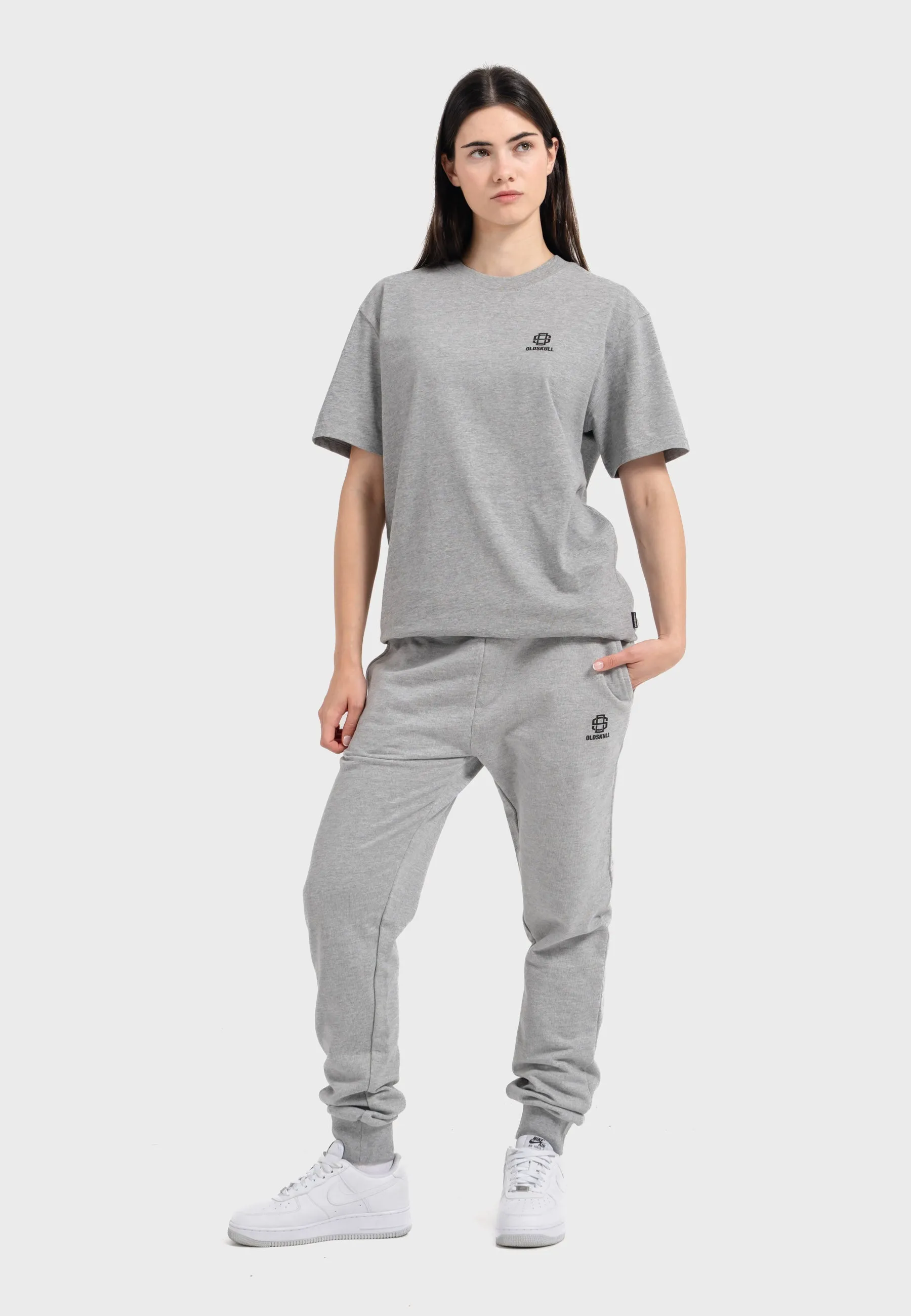 Oldskull Iconic Logo Sweat Jogger Heather Grey
