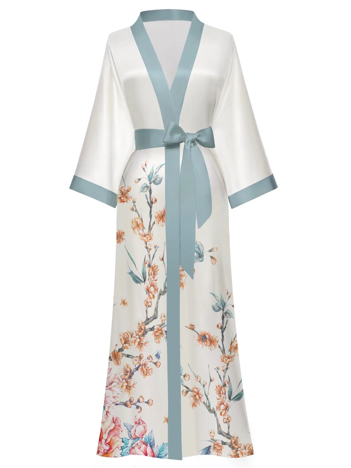 Women Satin Silk Kimono Robes