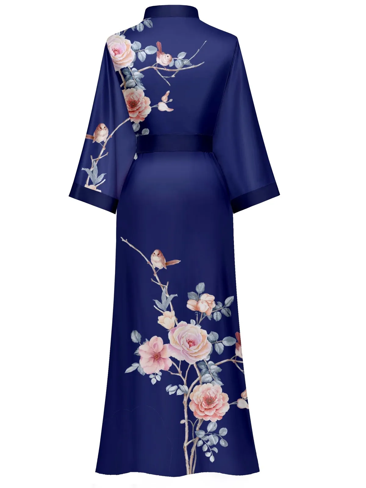 Women Satin Silk Kimono Robes