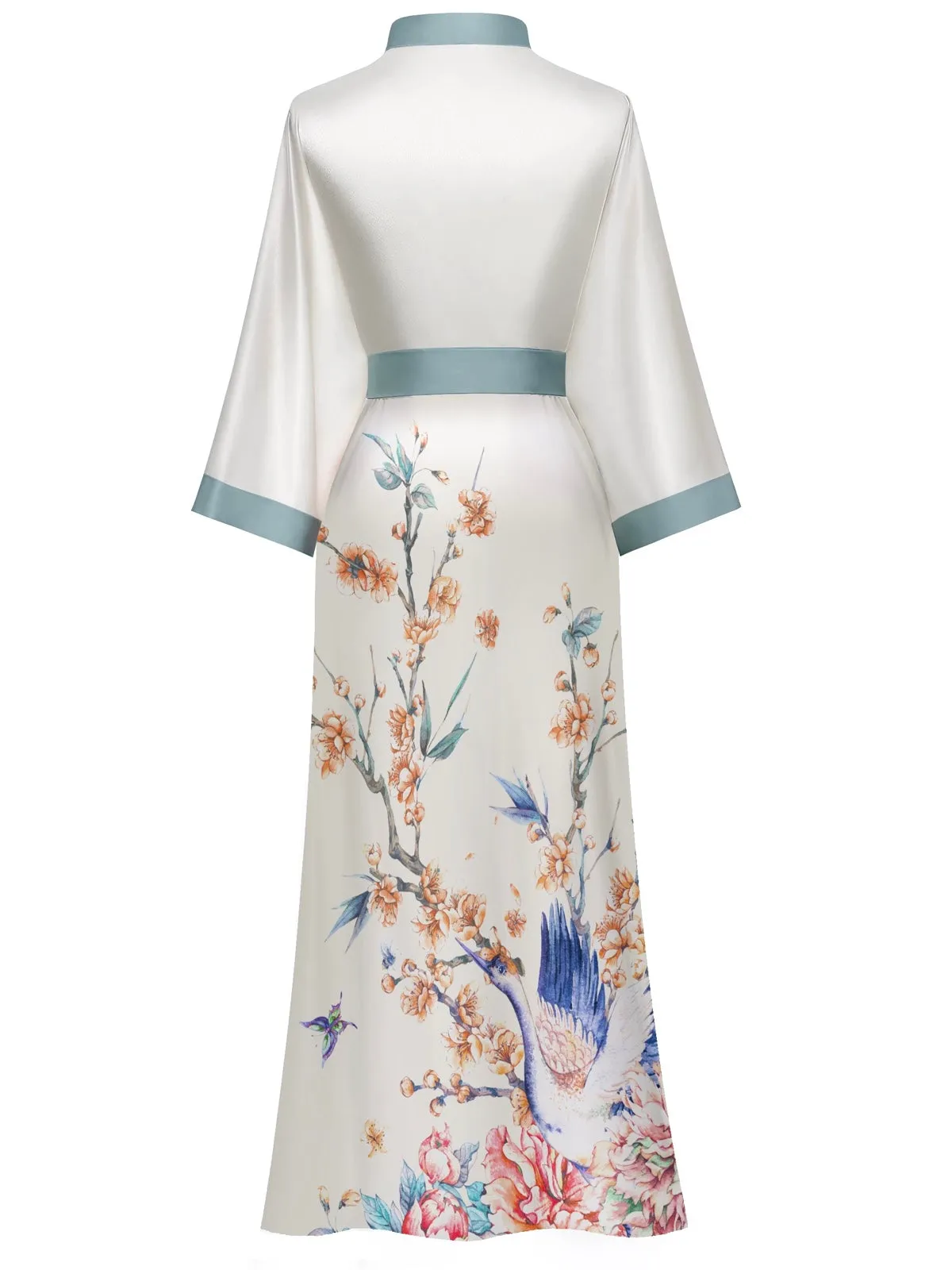 Women Satin Silk Kimono Robes