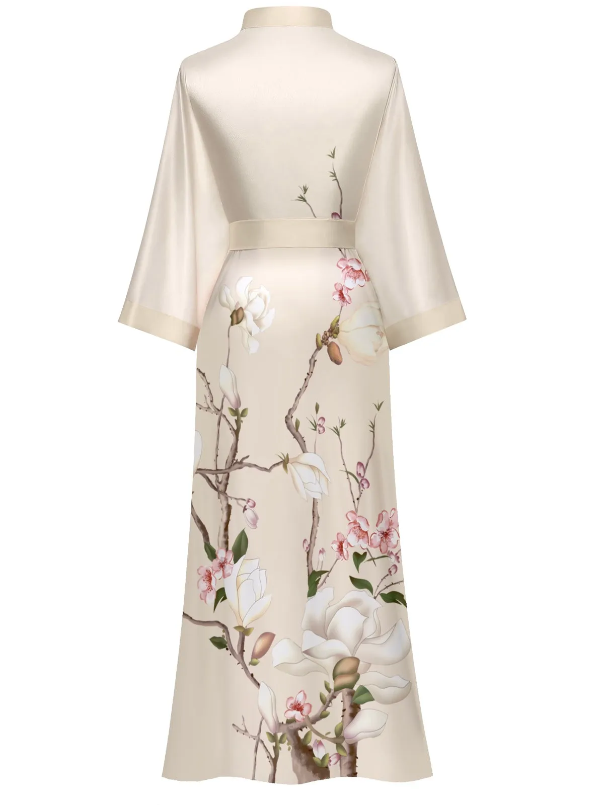 Women Satin Silk Kimono Robes